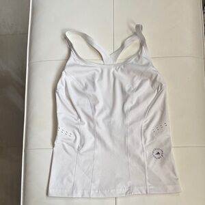 Adidas Stella McCartney White Athletic Tank